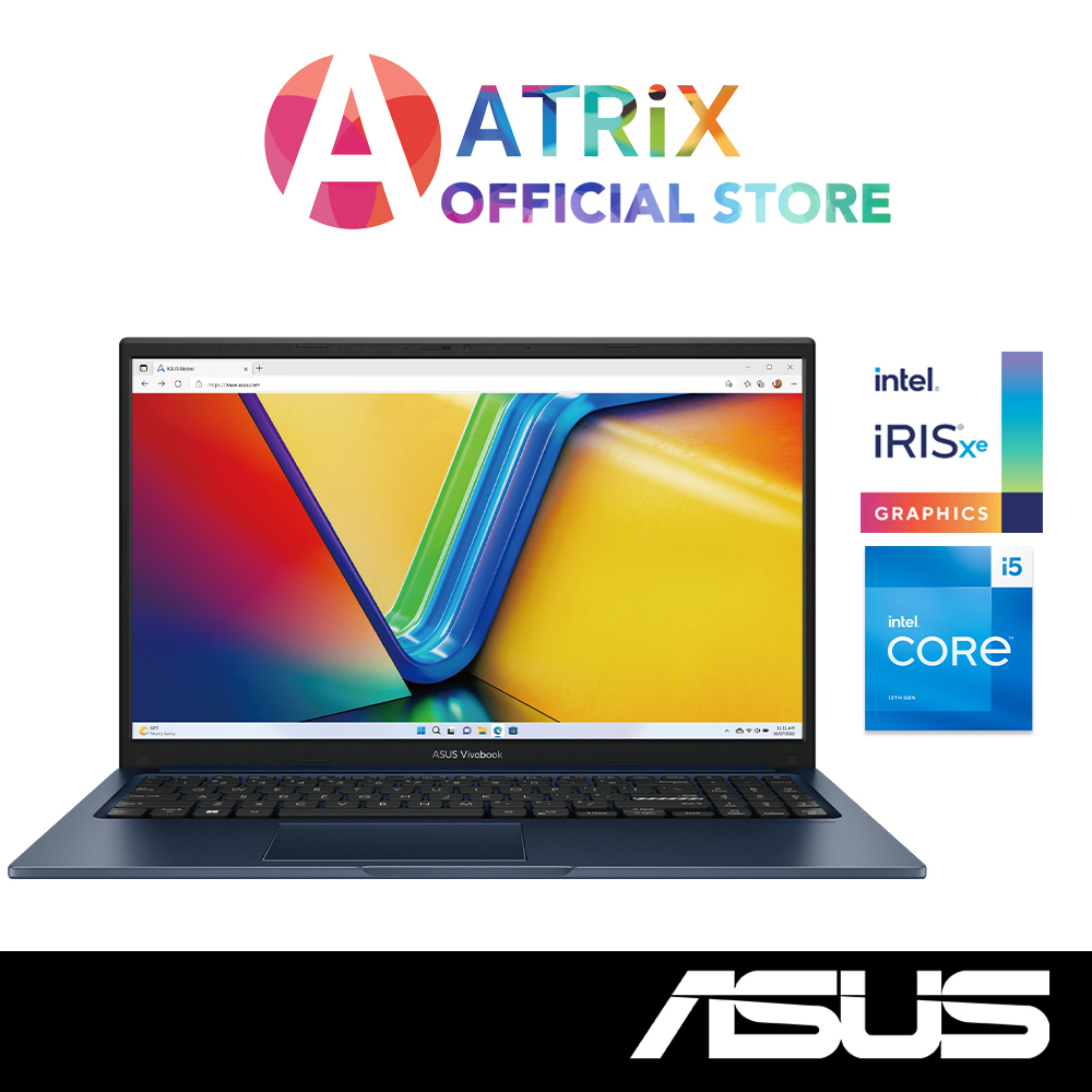 【Express Delivery】ASUS Vivobook 15 | X1504VA-E8176W | 15.6" FHD touch | i5-1335U | 16GB DDR4/512GB SSD | Wi