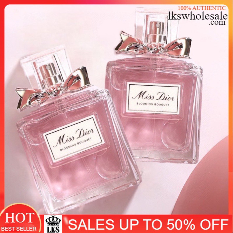2 Bottles Best Seller Miss Dior Blooming Bouquet EDT 100ML for Women Perfume Gift